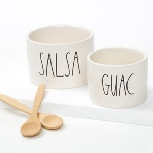 Rae Dunn Guac and Salsa Bowl Set